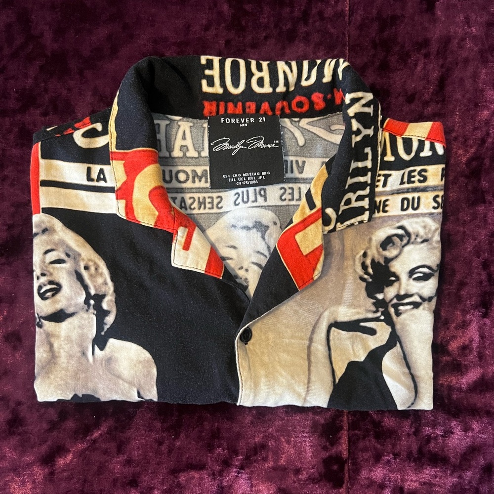 Marilyn Monroe rare print shirt